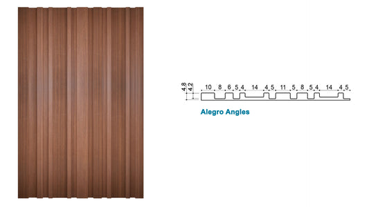 Allegro Angles Walnut with fleece back