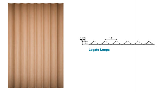 Legato Loops Oak with fleece back