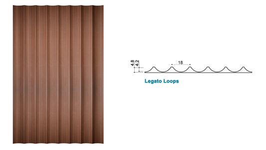 Legato Loops Walnut with fleece back